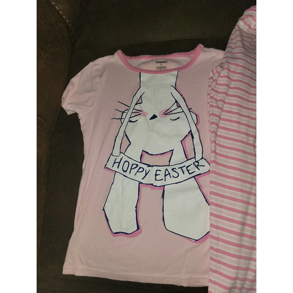 Gymboree gymmies pajamas spring‎ Easter hoppy Easter bunny size 10
